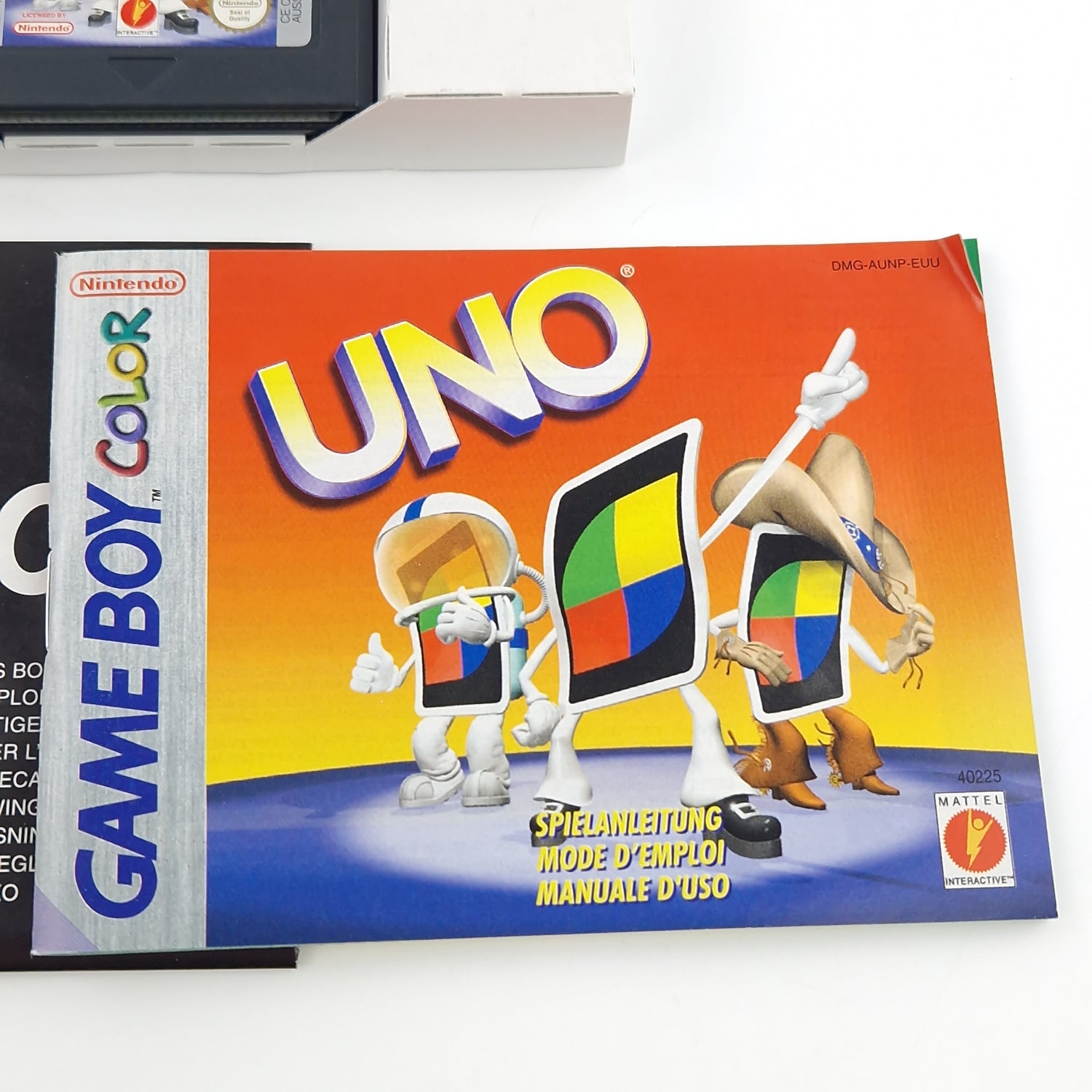 Nintendo Game Boy Color Spiel : UNO - Modul Anleitung OVP / GBC PAL EUU