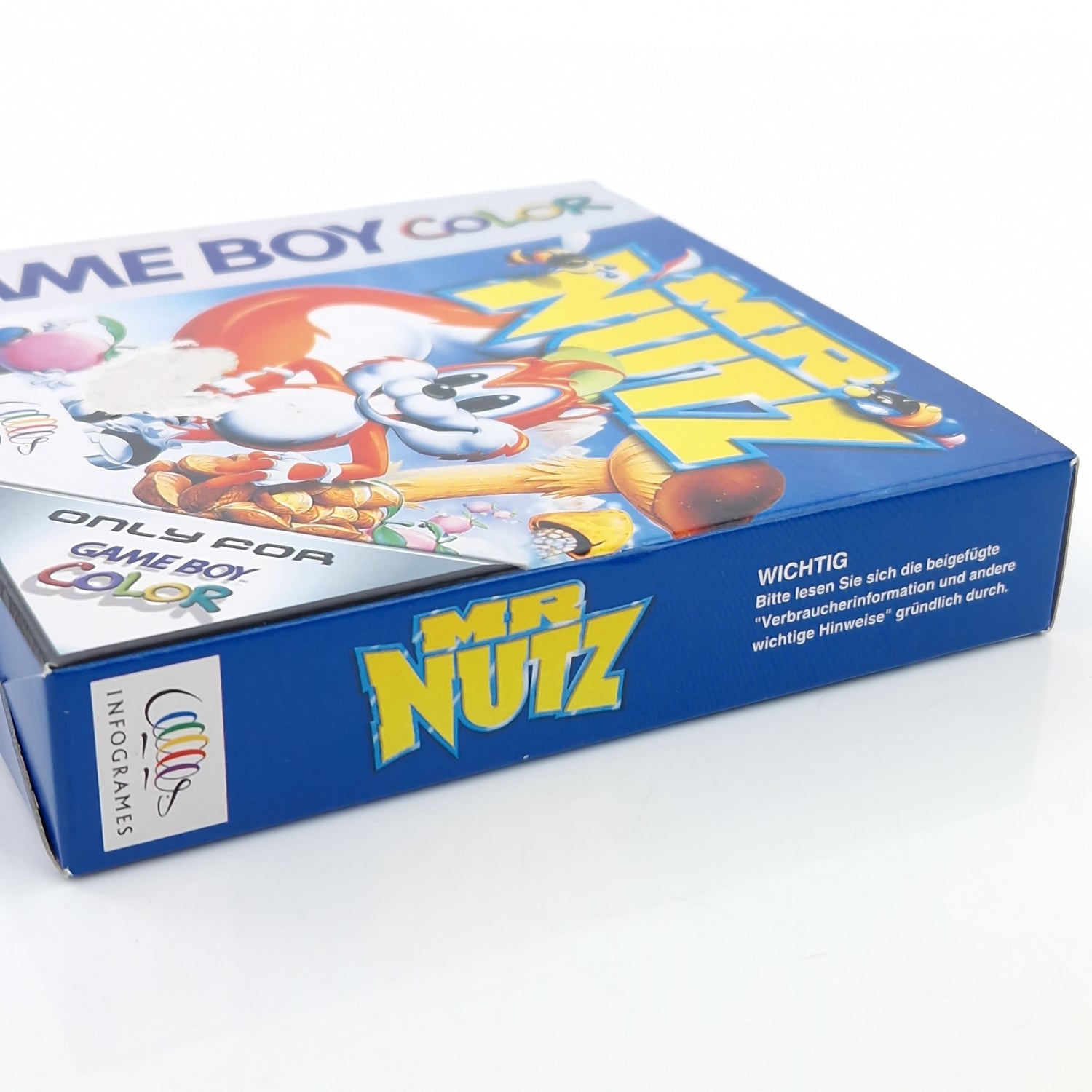 Nintendo Game Boy Color Spiel : MR. Nutz - Modul Anleitung OVP / GBC PAL