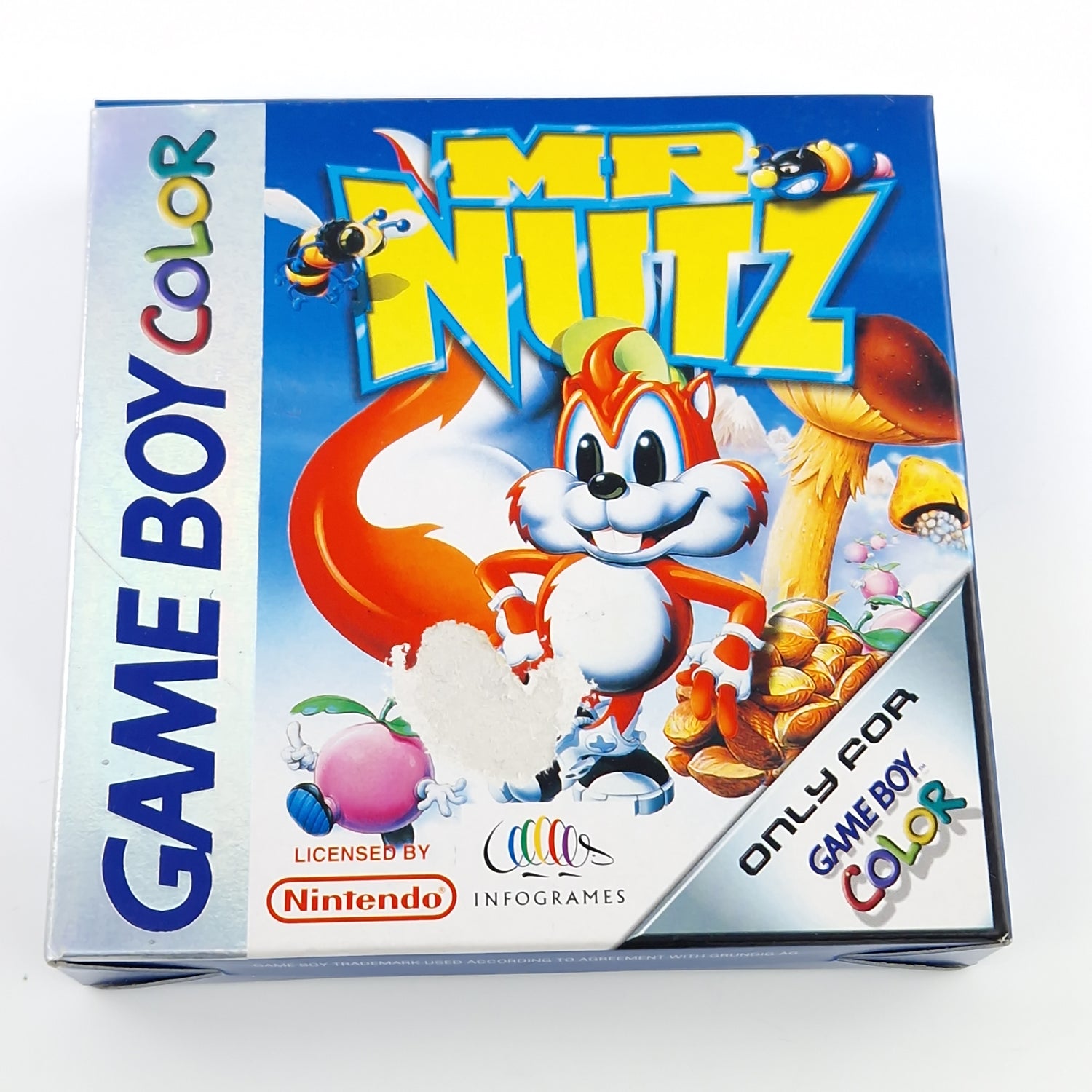 Nintendo Game Boy Color Spiel : MR. Nutz - Modul Anleitung OVP / GBC PAL