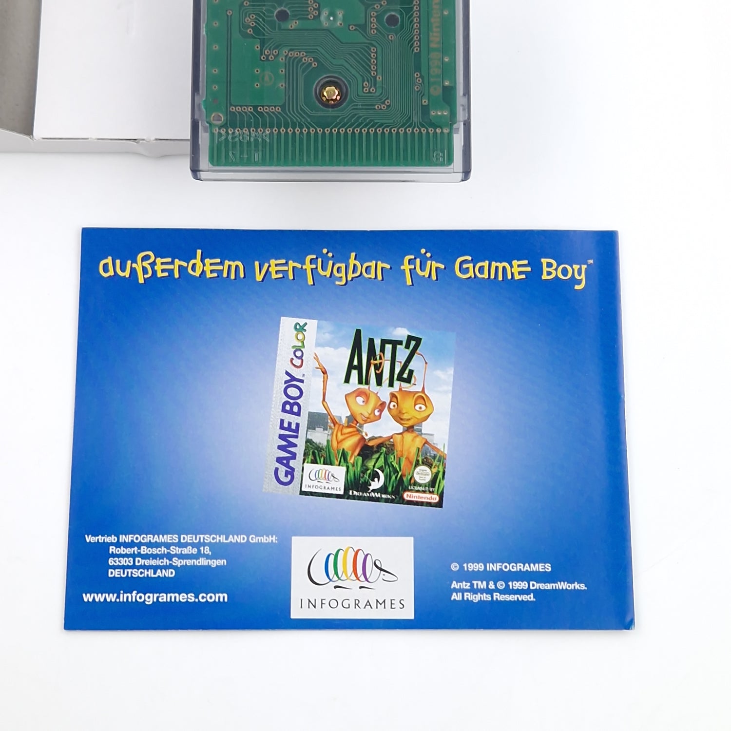 Nintendo Game Boy Color Spiel : MR. Nutz - Modul Anleitung OVP / GBC PAL