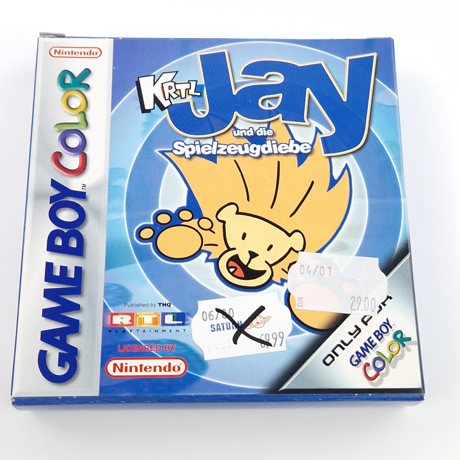 Nintendo Game Boy Color Spiel : Jay und die Spielzeugdiebe KRTL - GBC OVP PAL