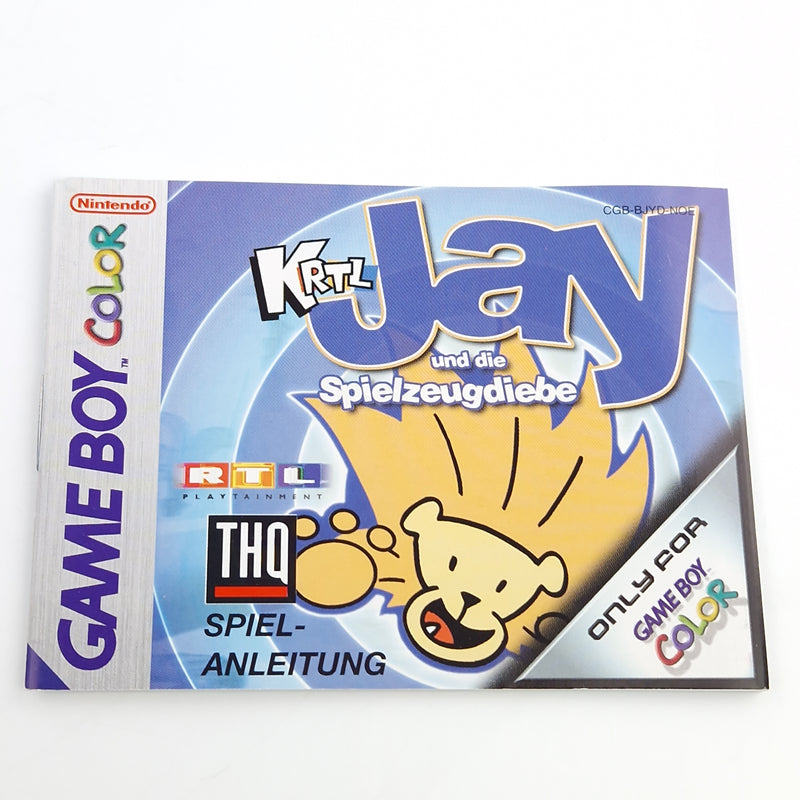 Nintendo Game Boy Color Spiel : Jay und die Spielzeugdiebe KRTL - GBC OVP PAL