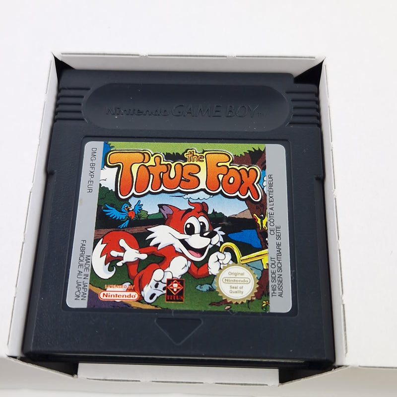 Nintendo Game Boy Color Spiel : The Titus Fox - Modul Anleitung OVP / GBC PAL