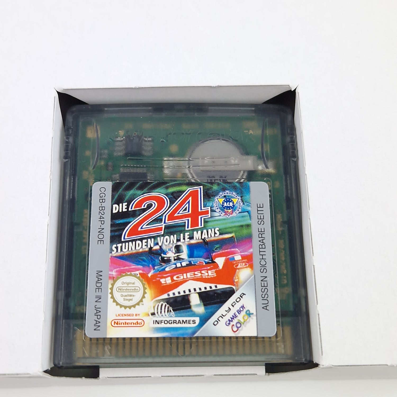 Nintendo Game Boy Color Spiel : Die 24 Stunden von Le Mans - GBA OVP PAL