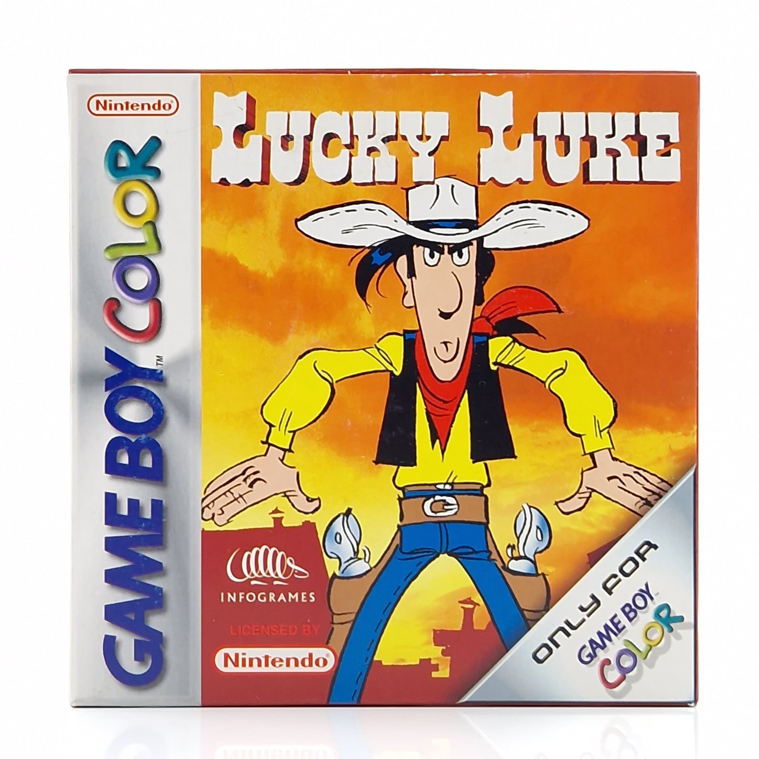 Nintendo Game Boy Color Spiel : Lucky Luke - Modul Anleitung OVP / PAL GBA