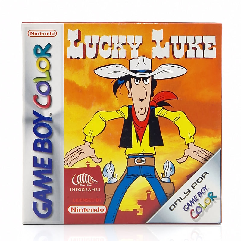 Nintendo Game Boy Color Spiel : Lucky Luke - Modul Anleitung OVP / PAL GBA