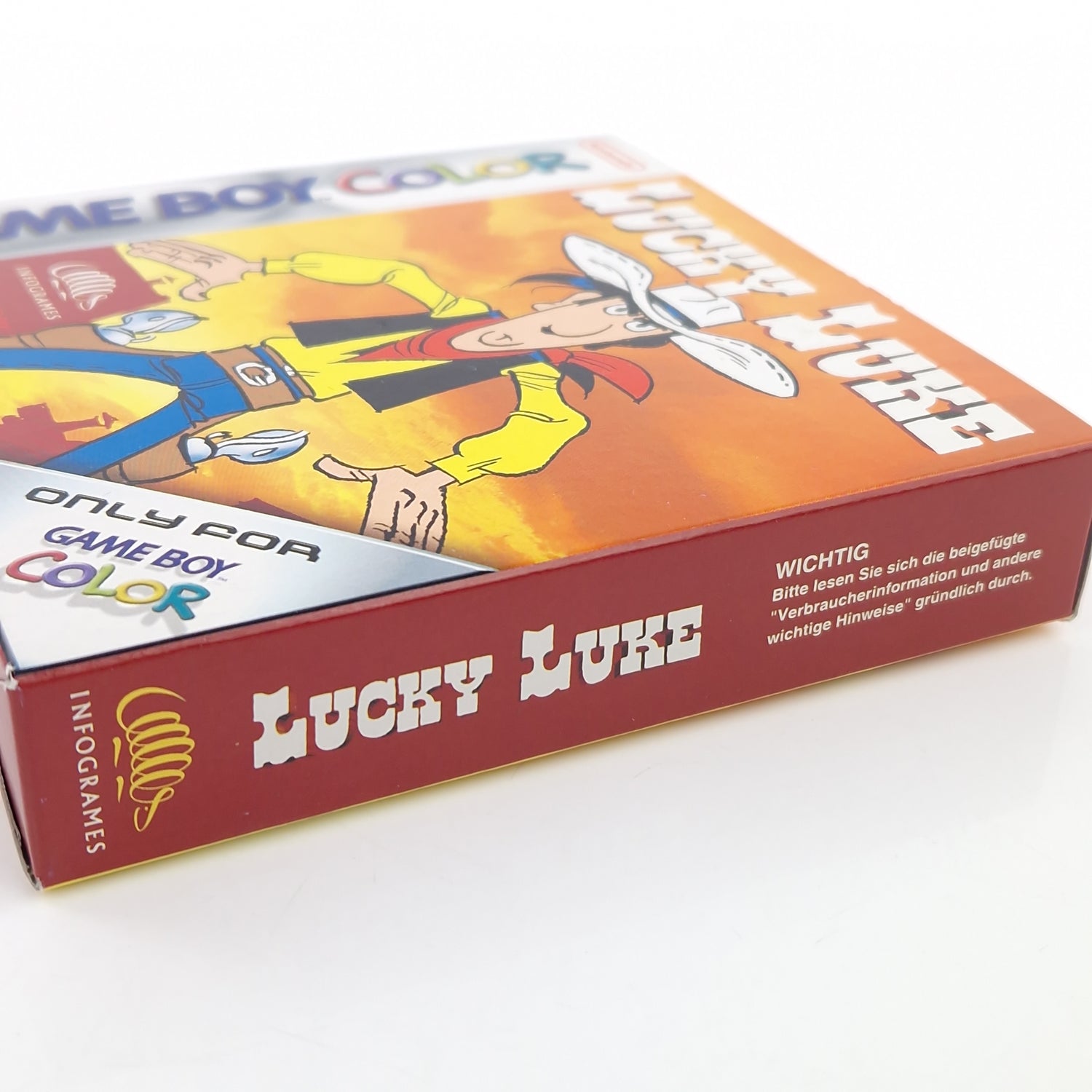 Nintendo Game Boy Color Spiel : Lucky Luke - Modul Anleitung OVP / PAL GBA