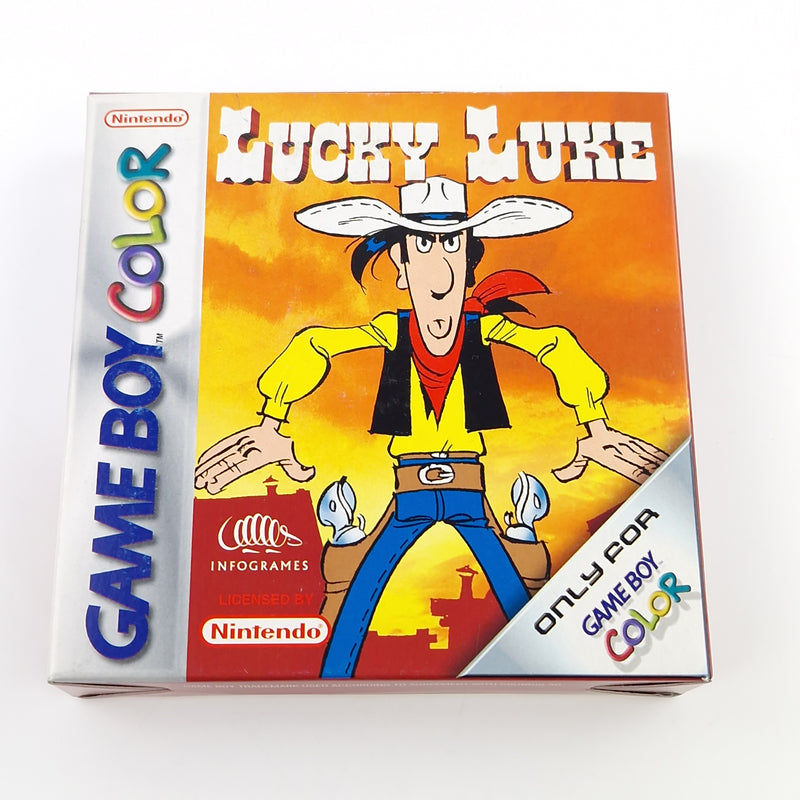 Nintendo Game Boy Color Spiel : Lucky Luke - Modul Anleitung OVP / PAL GBA