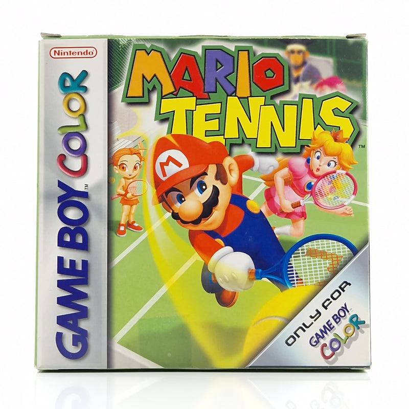 Nintendo Game Boy Color Spiel : Mario Tennis - Modul Anleitung OVP / PAL GBA 02