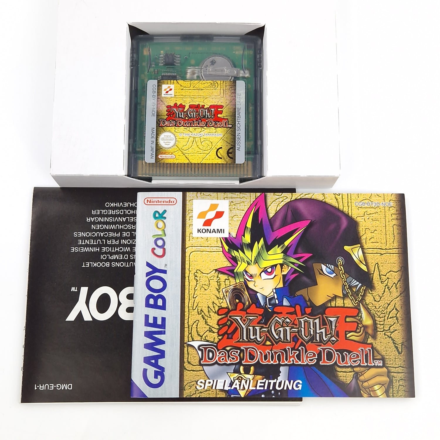 Nintendo Game Boy Color Spiel : Yu-Gi-Oh! Das Dunkle Duell - GBA OVP PAL