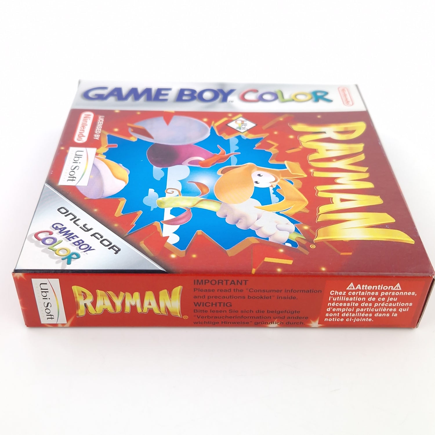 Nintendo Game Boy Color Spiel : Rayman - GBA Modul Anleitung OVP PAL