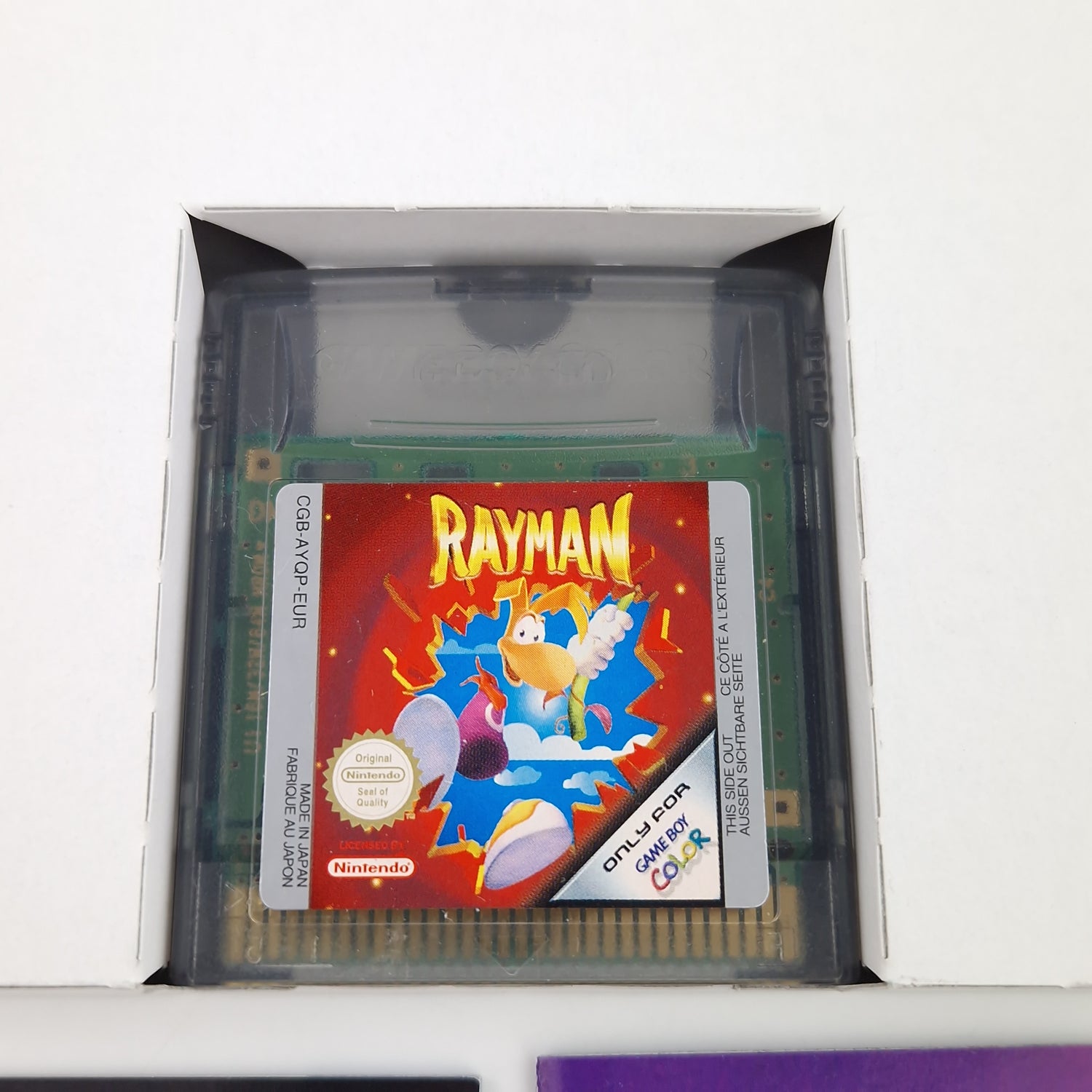 Nintendo Game Boy Color Spiel : Rayman - GBA Modul Anleitung OVP PAL