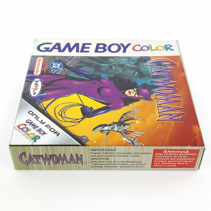 Nintendo Game Boy Color Spiel : Catwoman - GBC Modul Anleitung OVP PAL