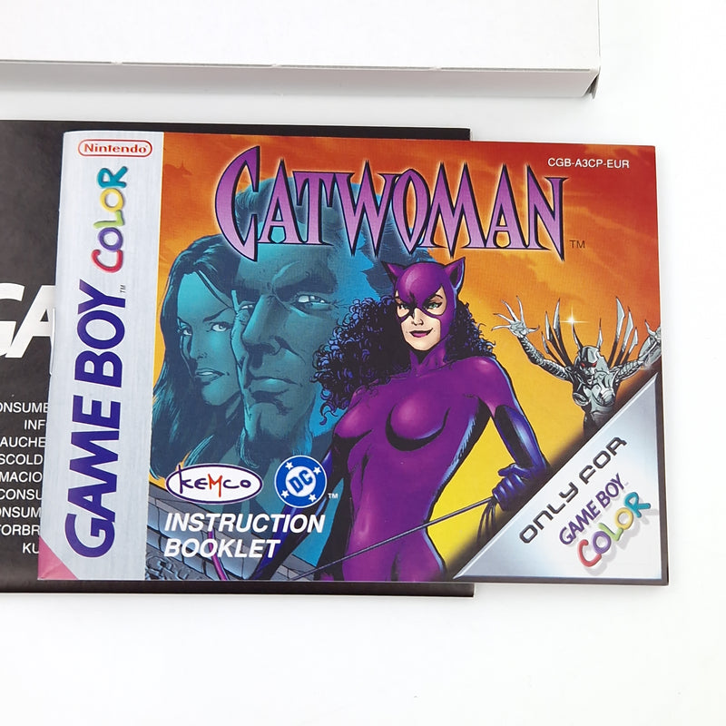 Nintendo Game Boy Color Spiel : Catwoman - GBC Modul Anleitung OVP PAL