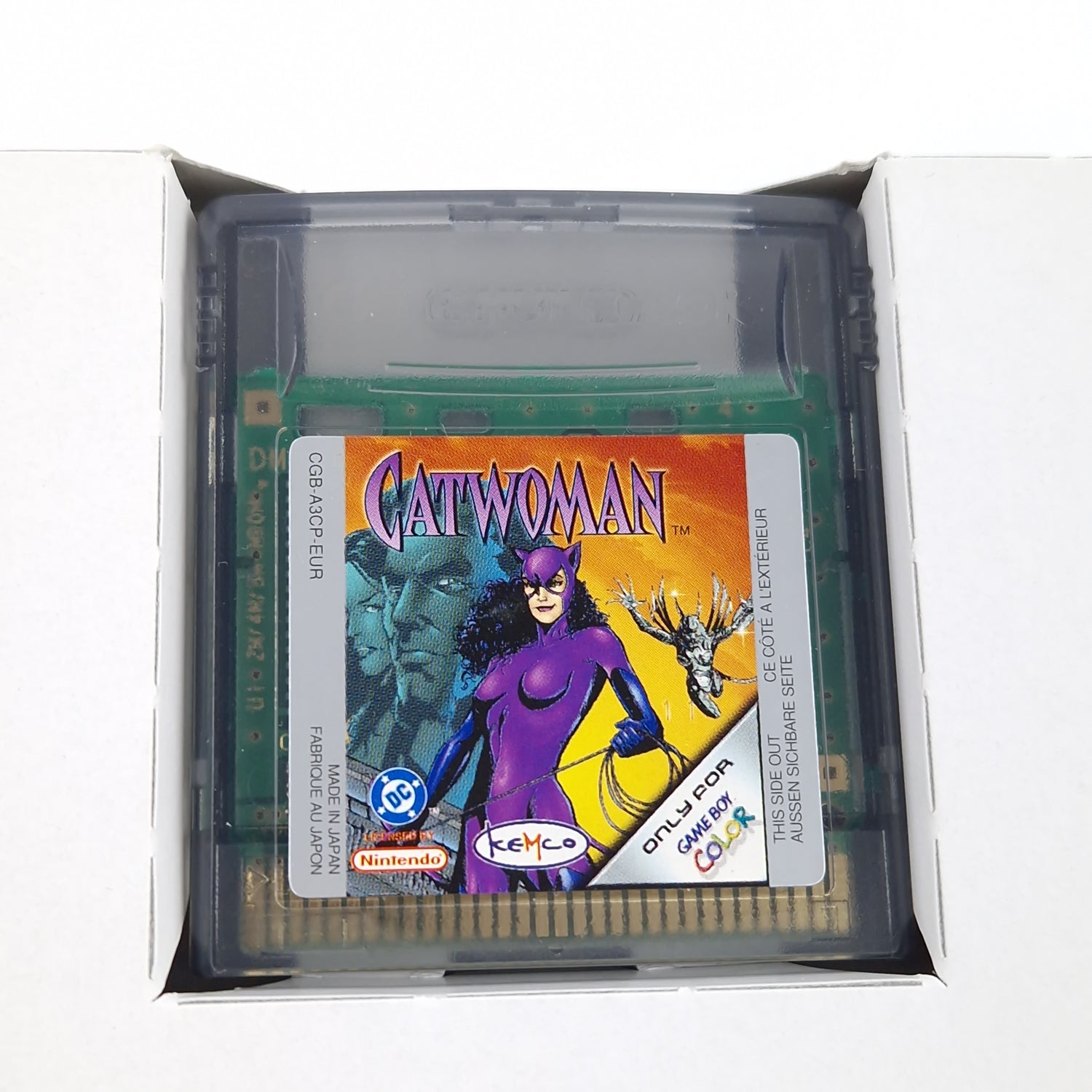 Nintendo Game Boy Color Spiel : Catwoman - GBC Modul Anleitung OVP PAL