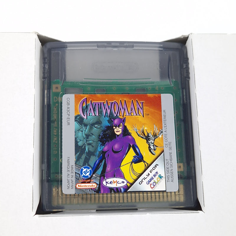 Nintendo Game Boy Color Spiel : Catwoman - GBC Modul Anleitung OVP PAL