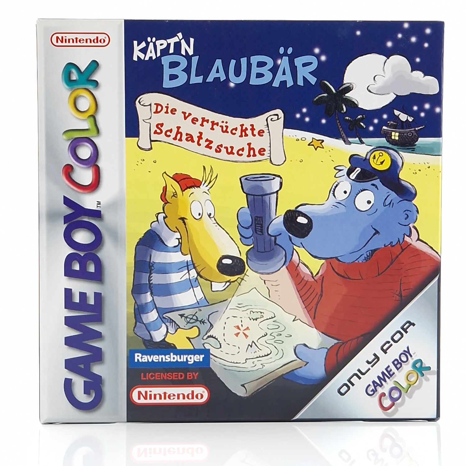 Nintendo Game Boy Color Spiel : Käptn Blaubär die verrückte Schatzsuche  OVP GBC