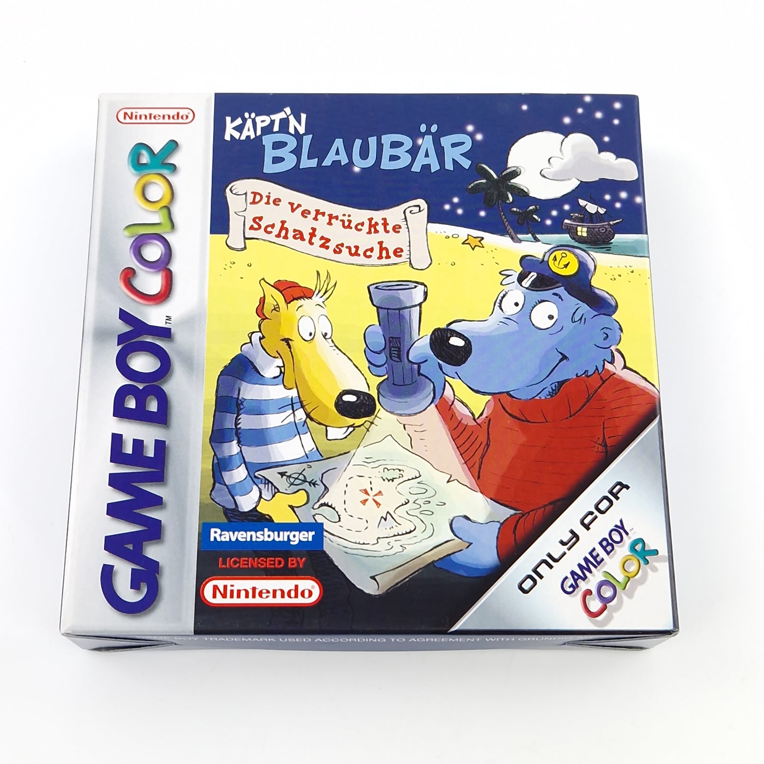 Nintendo Game Boy Color Spiel : Käptn Blaubär die verrückte Schatzsuche  OVP GBC