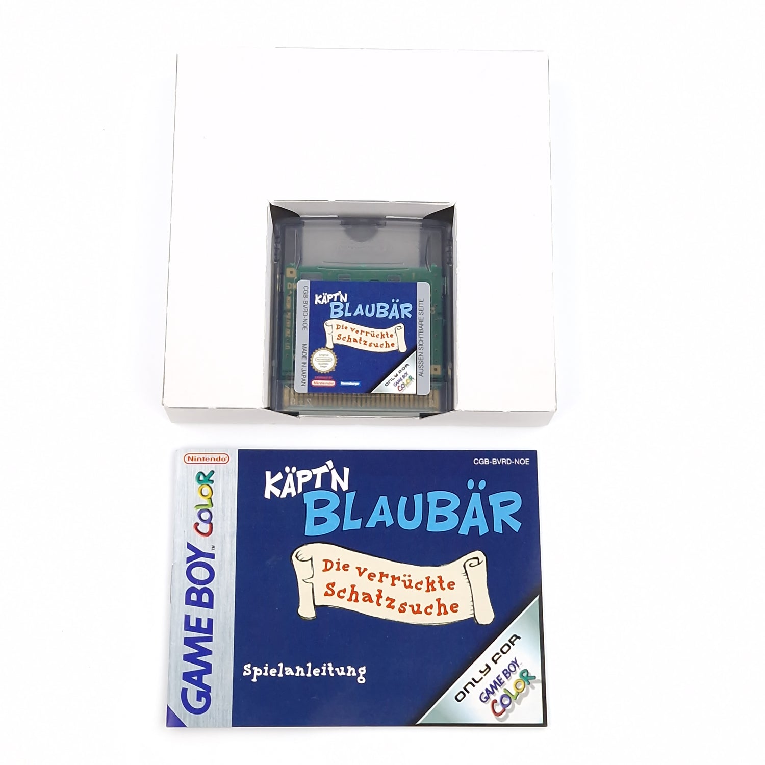 Nintendo Game Boy Color Spiel : Käptn Blaubär die verrückte Schatzsuche  OVP GBC