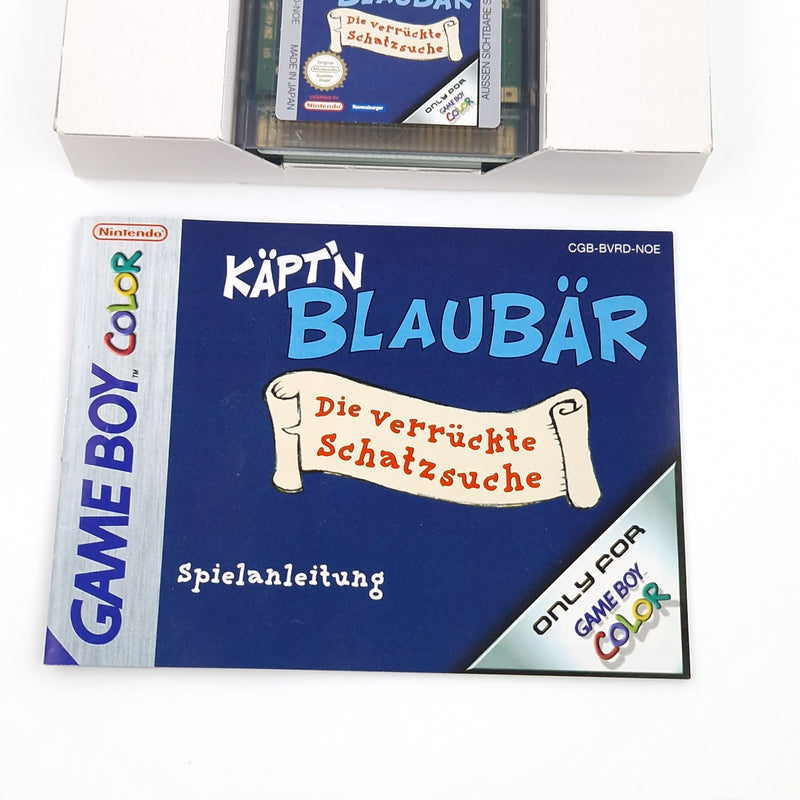 Nintendo Game Boy Color Spiel : Käptn Blaubär die verrückte Schatzsuche  OVP GBC