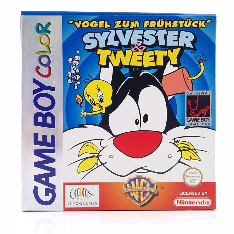 Nintendo Game Boy Color Spiel : Vogel zum Frühstück Sylvester & Tweety - GBC OVP