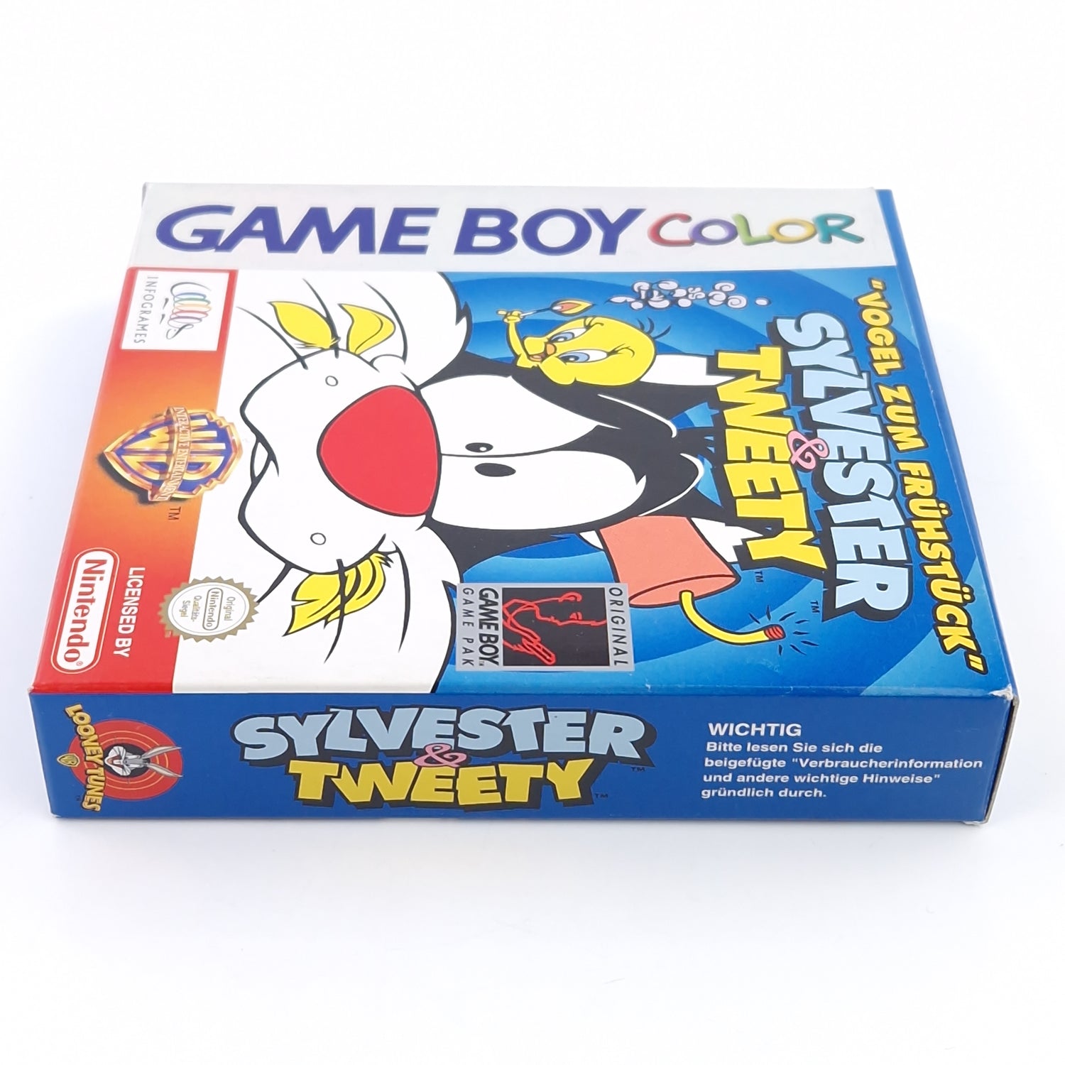 Nintendo Game Boy Color Spiel : Vogel zum Frühstück Sylvester & Tweety - GBC OVP