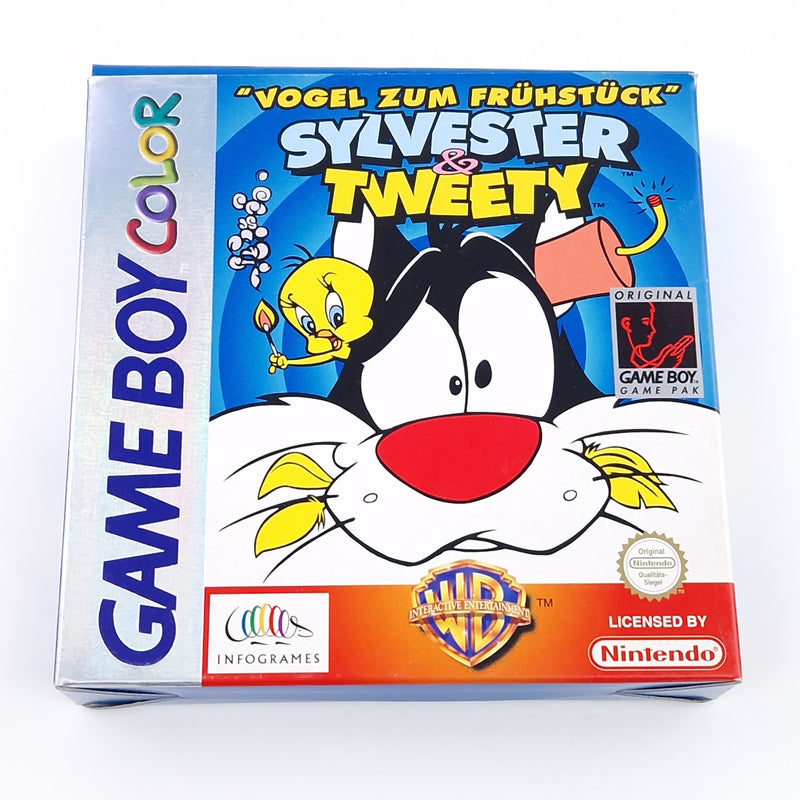 Nintendo Game Boy Color Spiel : Vogel zum Frühstück Sylvester & Tweety - GBC OVP