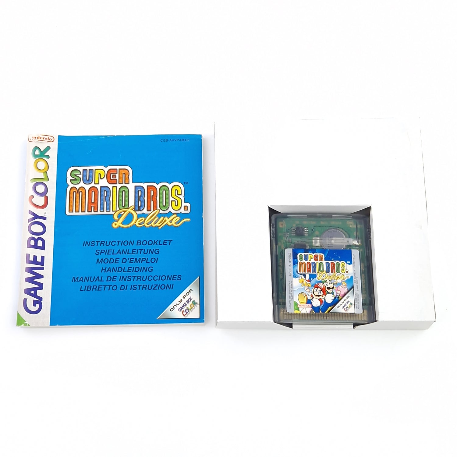 Nintendo Game Boy Color Spiel : Super Mario Bros. Deluxe - GBC OVP PAL