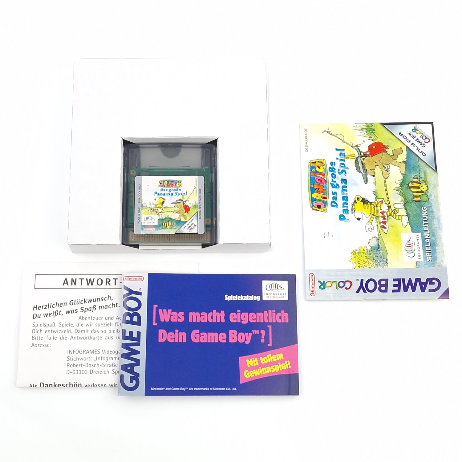 Nintendo Game Boy Color Spiel : Janosch das große Panama Spiel - GBC OVP PAL