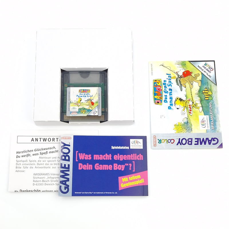 Nintendo Game Boy Color Spiel : Janosch das große Panama Spiel - GBC OVP PAL