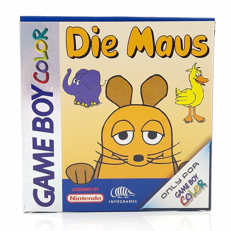 Nintendo Game Boy Color Spiel : Die Maus - GBC Modul Anleitung OVP PAL