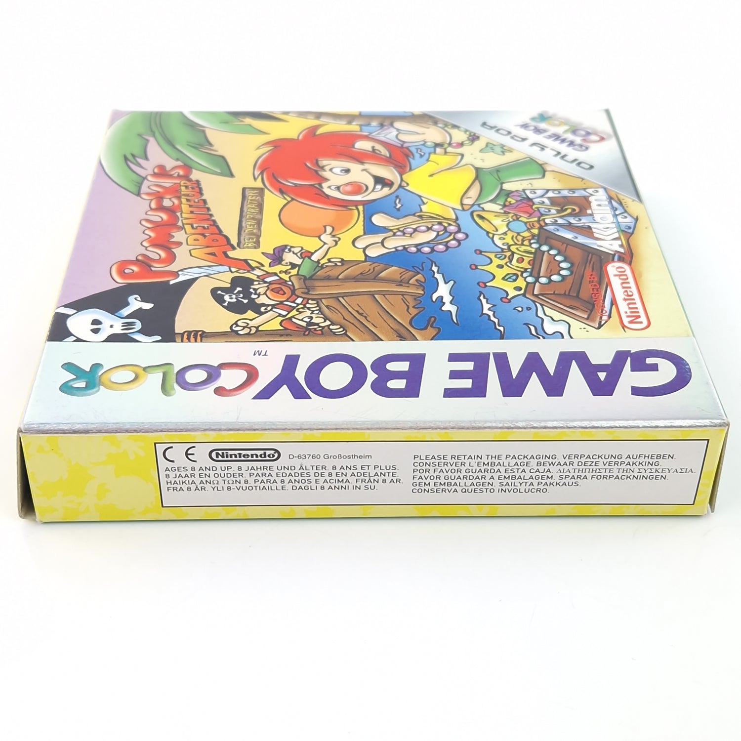 Nintendo Game Boy Color Spiel : Pumuckls Abenteuer bei den Piraten - GBC OVP PAL