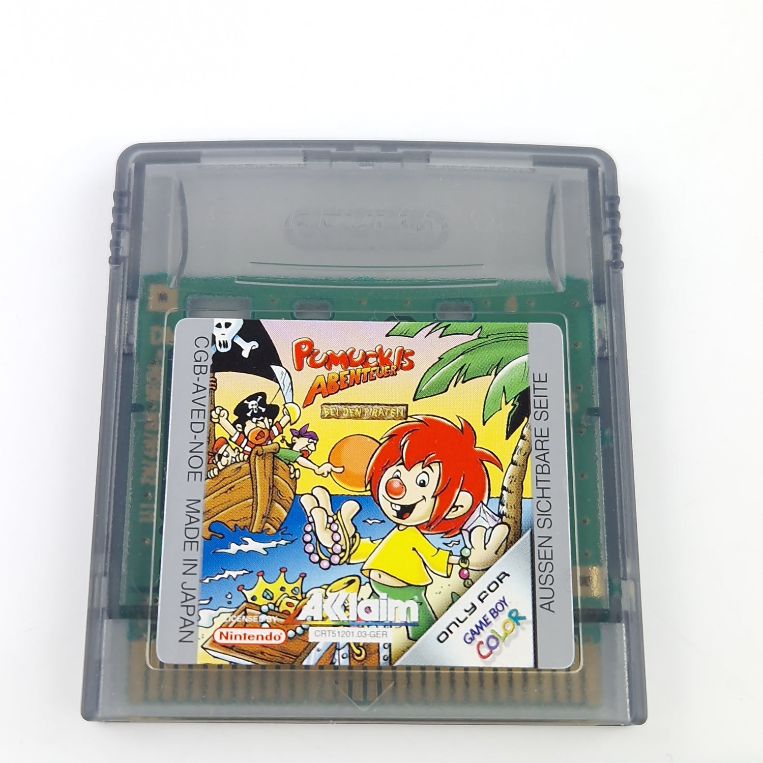 Nintendo Game Boy Color Spiel : Pumuckls Abenteuer bei den Piraten - GBC OVP PAL