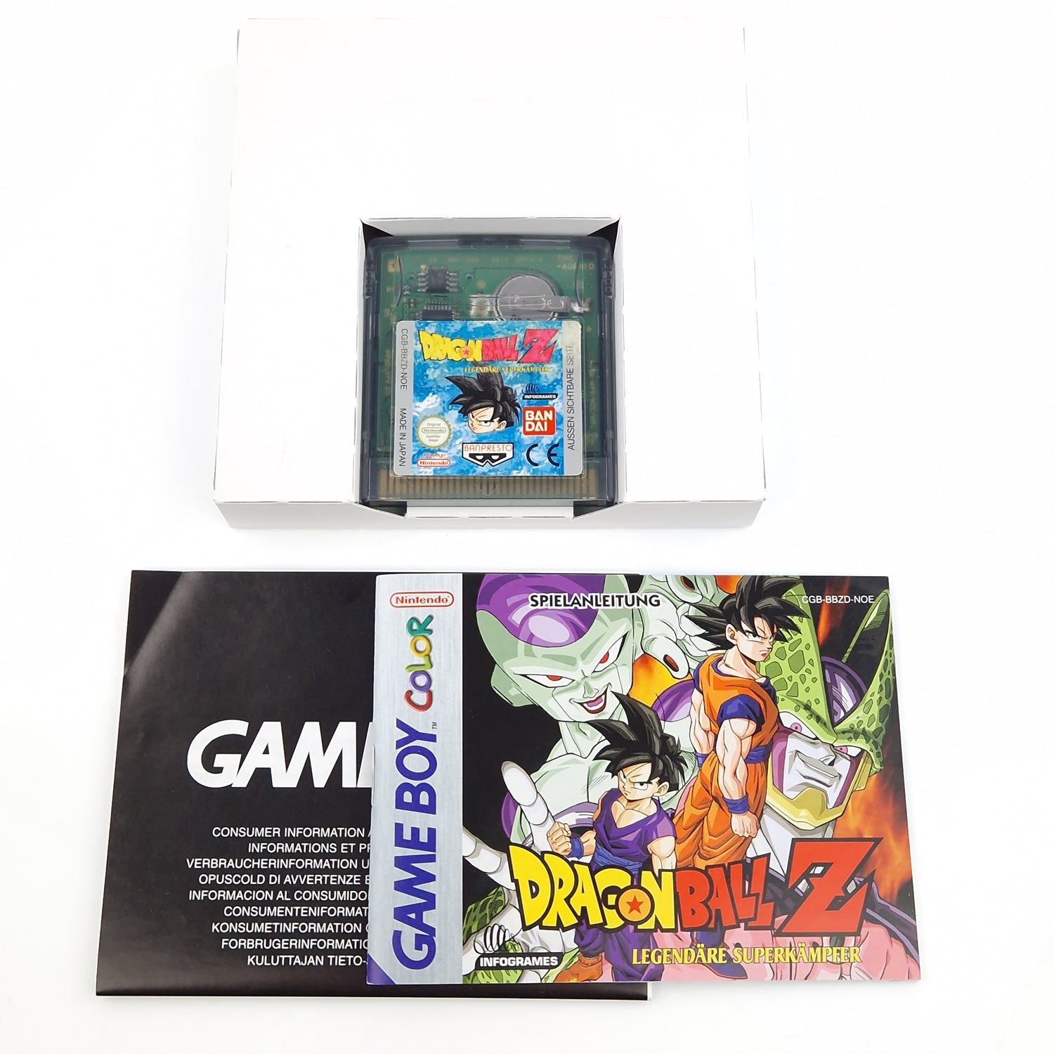 Nintendo Game Boy Color Spiel : Dragonball Z Legendäre Superkämpfer - GBC OVP