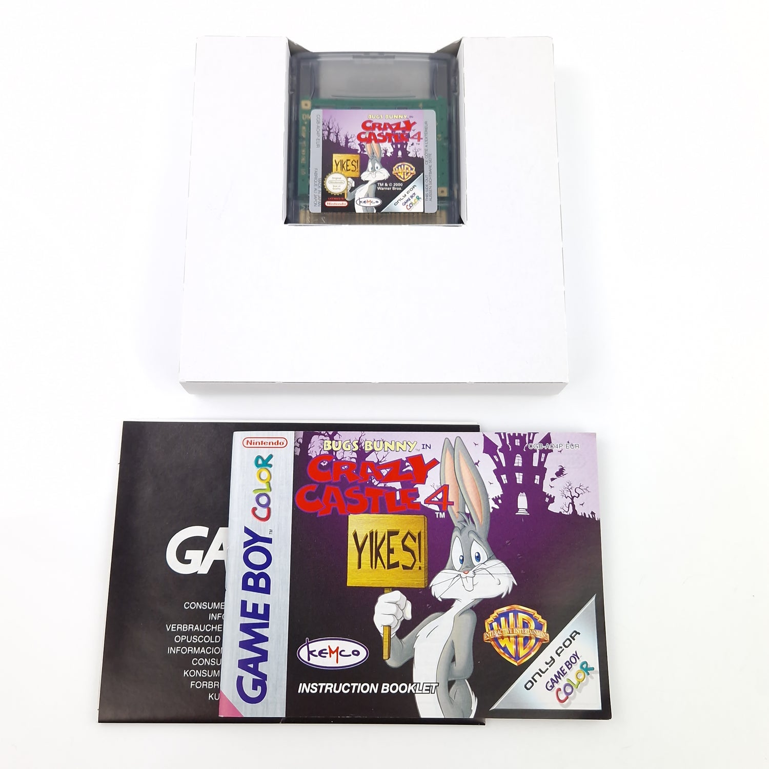 Nintendo Game Boy Color Spiel : Bugs Bunny Crazy Castle - Looney Tunes OVP GBC