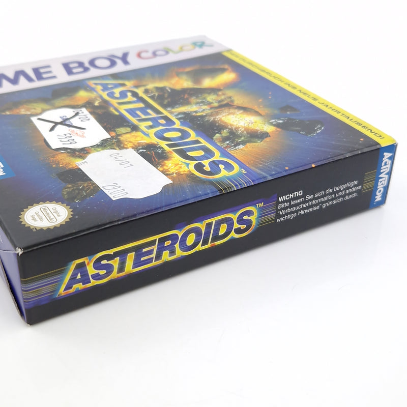 Nintendo Game Boy Color Spiel : Asteroids - GBC Modul Anleitung OVP PAL