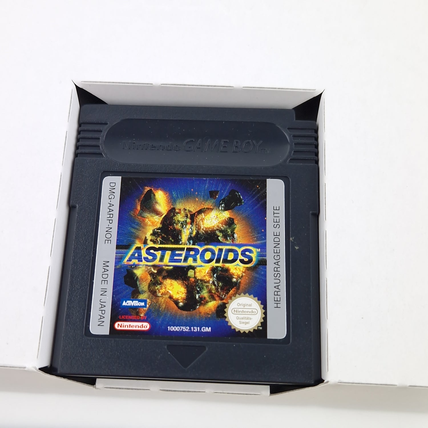 Nintendo Game Boy Color Spiel : Asteroids - GBC Modul Anleitung OVP PAL