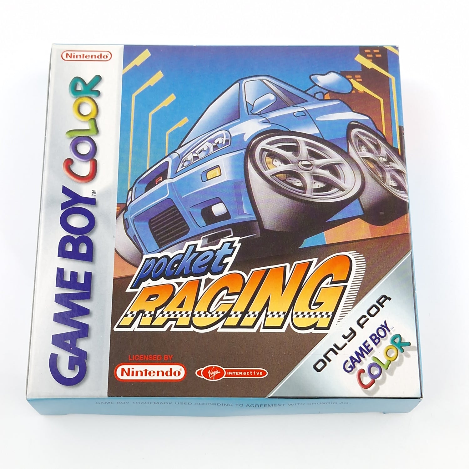 Nintendo Game Boy Color Spiel : Pocket Racing - GBC Modul Anleitung OVP PAL