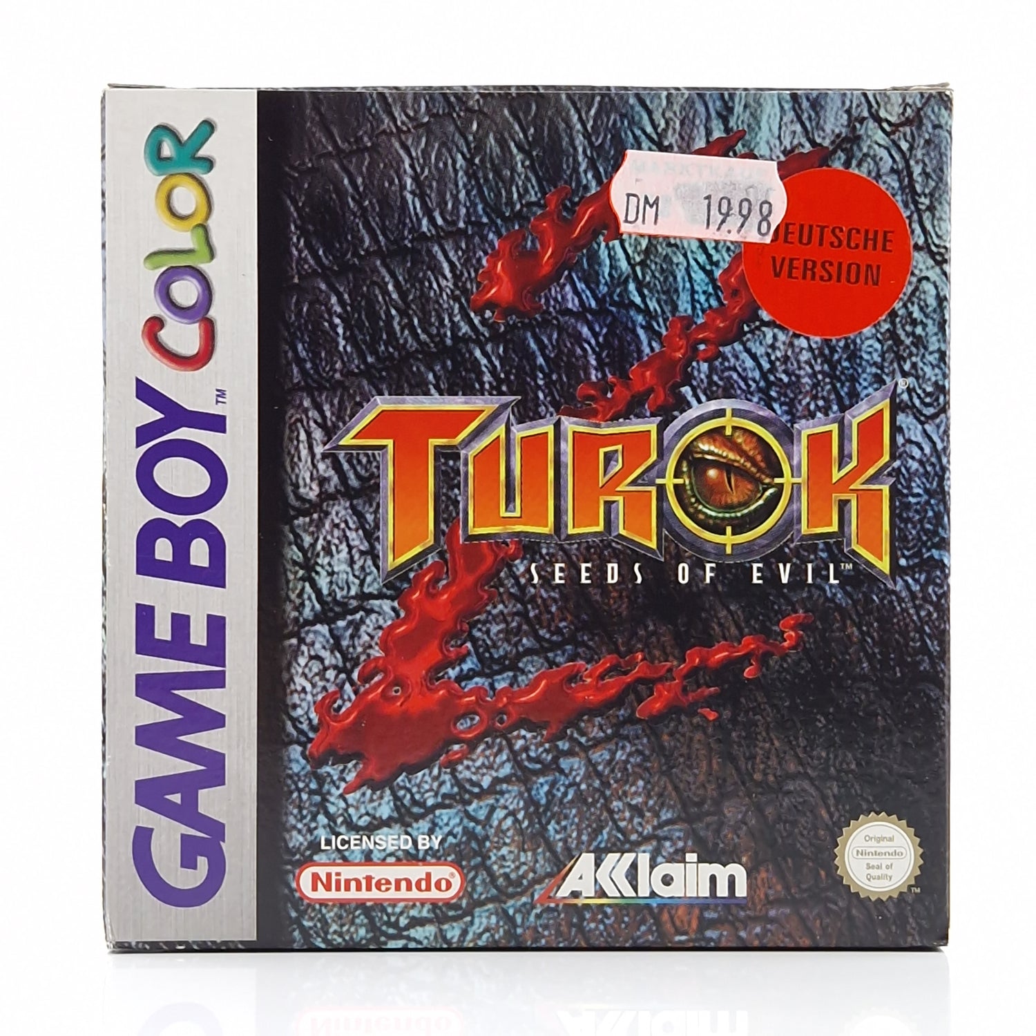 Nintendo Game Boy Color Spiel : Turok 2 Seeds of Evil - GBC Modul Anleitung OVP