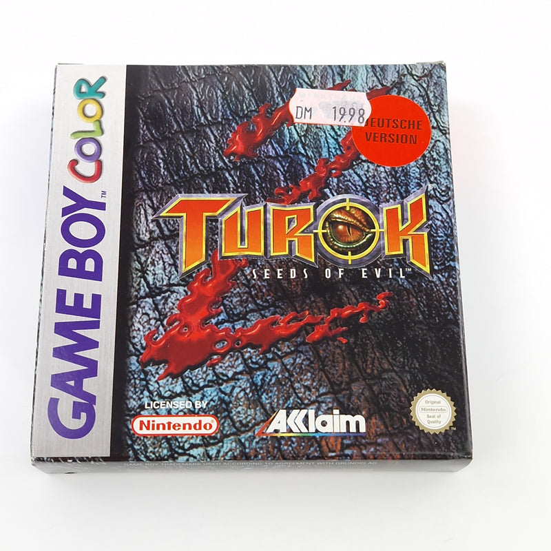 Nintendo Game Boy Color Spiel : Turok 2 Seeds of Evil - GBC Modul Anleitung OVP