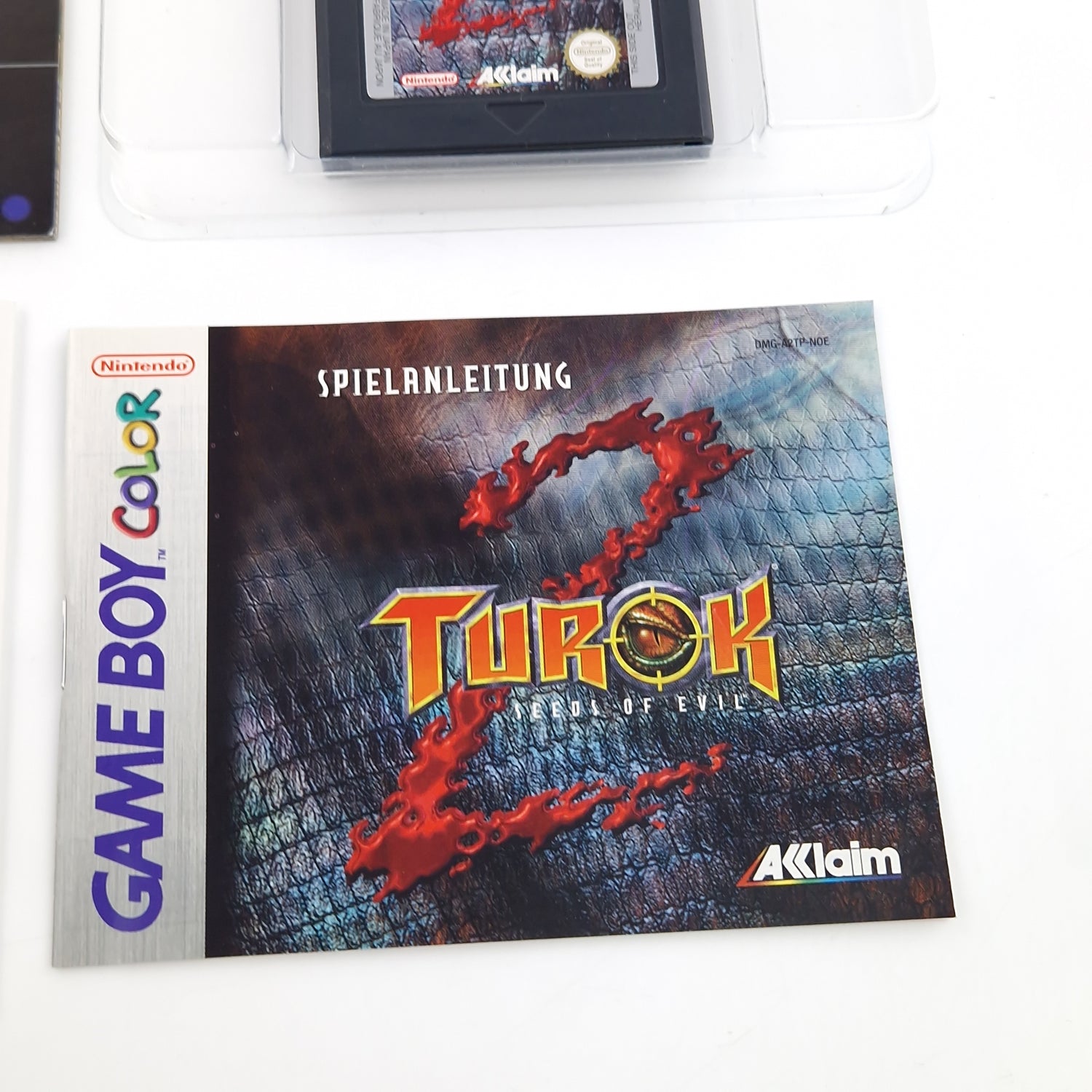 Nintendo Game Boy Color Spiel : Turok 2 Seeds of Evil - GBC Modul Anleitung OVP