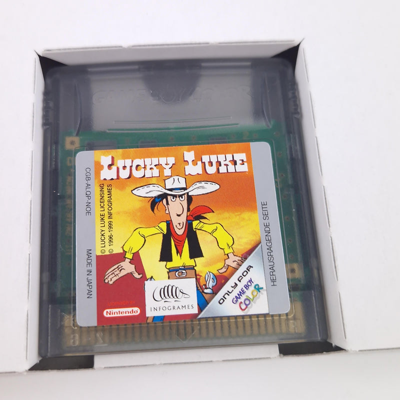 Nintendo Game Boy Color Spiel : Lucky Luke - Modul Anleitung OVP / PAL GBA