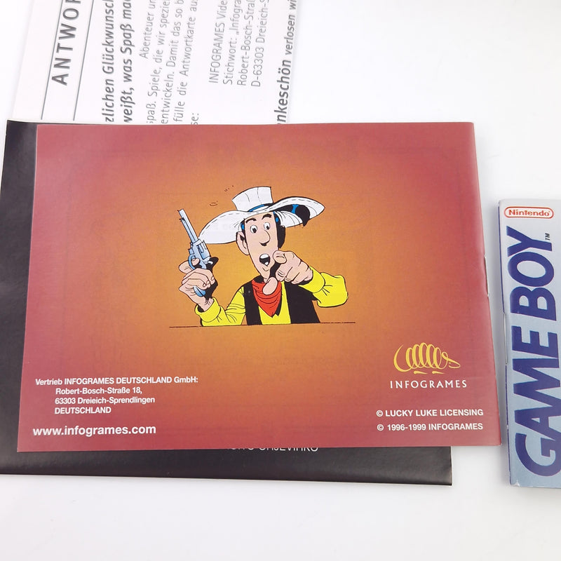 Nintendo Game Boy Color Spiel : Lucky Luke - Modul Anleitung OVP / PAL GBA