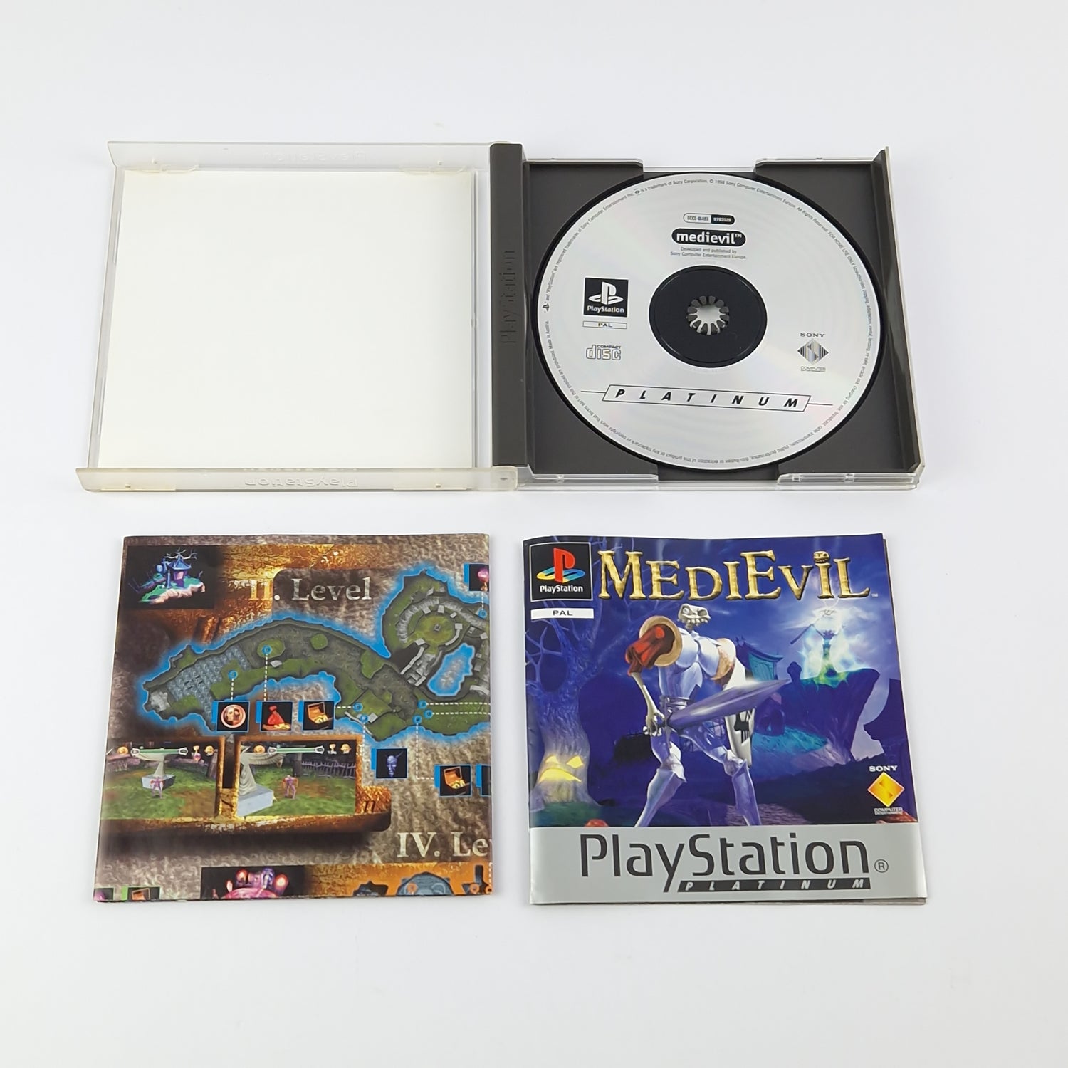 Sony Playstation 1 Spiel : Medievil - Platinum OVP Anleitung PAL | PS1 PSX