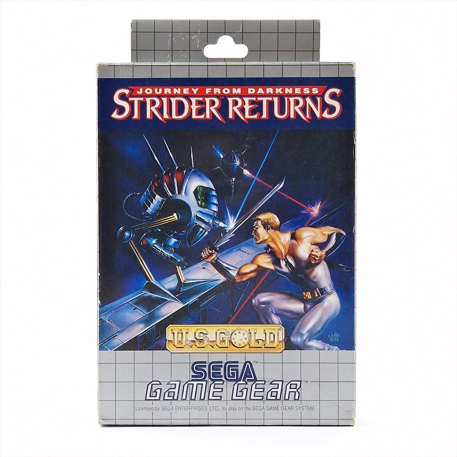 Sega Game Gear Spiel : Journey From Darkness Strider Returns - OVP Anleitung PAL