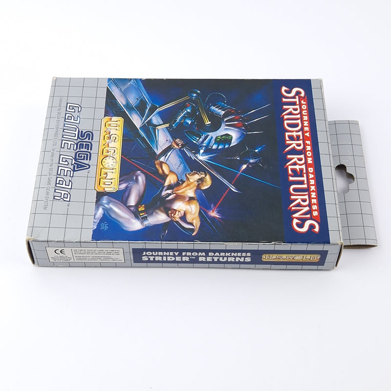 Sega Game Gear Spiel : Journey From Darkness Strider Returns - OVP Anleitung PAL