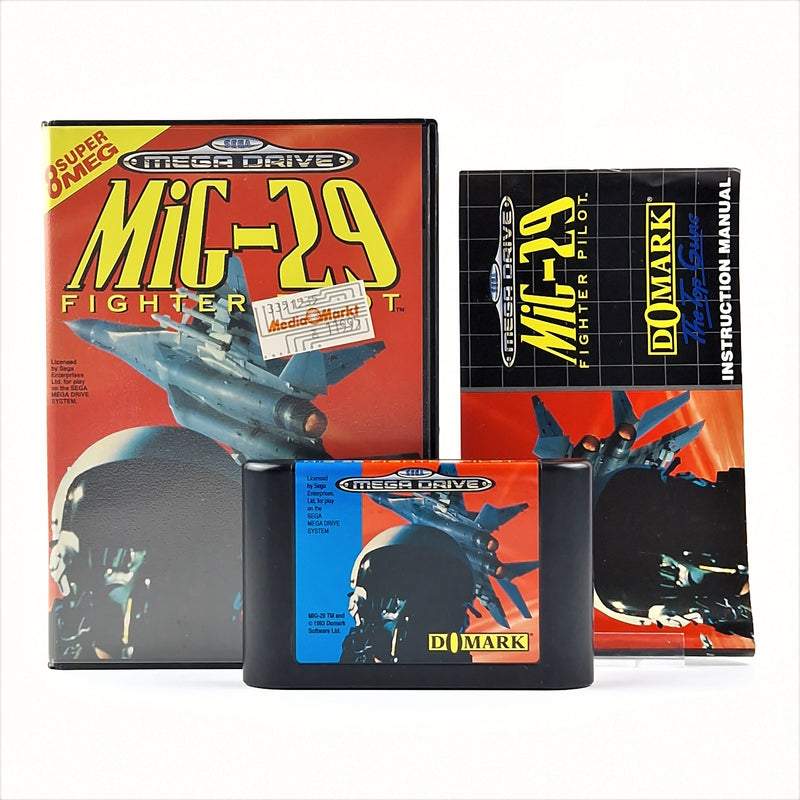 Sega Mega Drive Spiel : Mig-29 Fighter Pilot - OVP Anleitung Modul | MD PAL