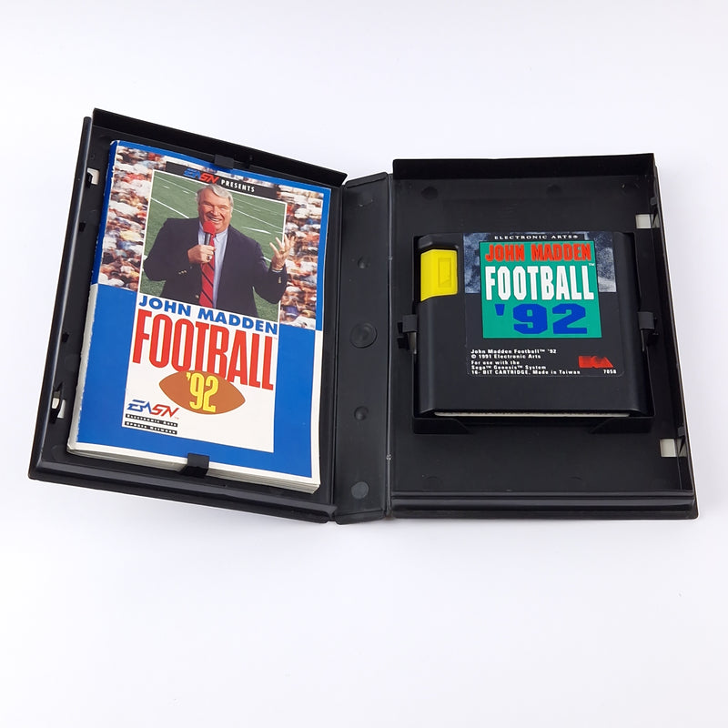 Sega Genesis Spiel : John Madden Football 92 - OVP Anleitung USA Mega Drive