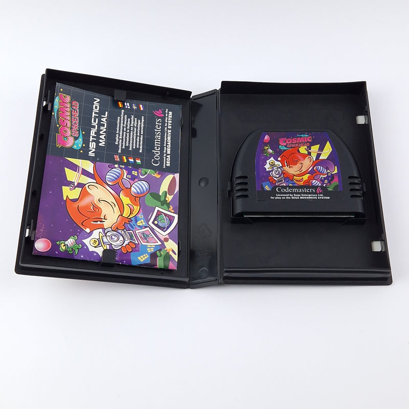 Sega Mega Drive Game: Cosmic Spacehead - OVP Instructions Module | PAL MD Game