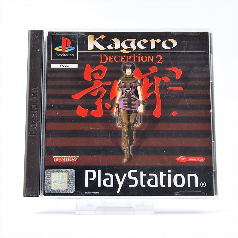 Sony Playstation 1 Spiel : Kagero Deception 2 - OVP Anleitung CD | PS1 PSX PAL